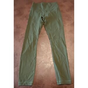 Lululemon High Rise Leggings Olive Green Size 4‎